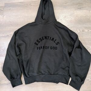 Fear of God Essentials Black Hoodie